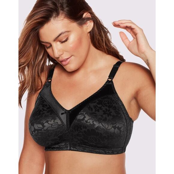 Bali Other - NWT Bali Women's Classic Support Floral Lace Wireless Spa Closure Bra 36B Black